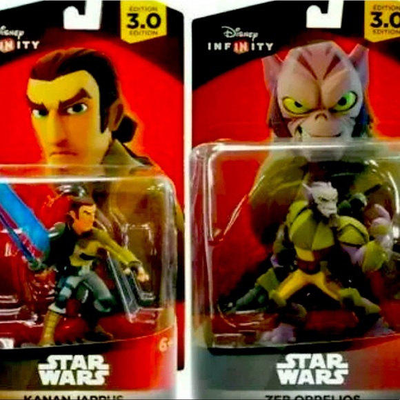 Star Wars Other - Disney Infinity 3.0 Star Wars Rebels Kanan Jarrus & Zeb Orellios Figures 2 PSC